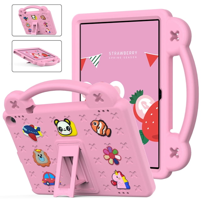 Case For Amazon Fire HD 10 Plus 2021 HD 10 2021 2023 10.1 Inch Shock Proof Full Body Kids Children Safe Non-toxic Tablet Cover Pink HD10 Plus 10.1 2021