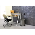 thumbnail image 2 of Safco Writing Desk in Beech/White, 2 of 3