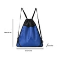 thumbnail image 2 of Maplenight Drawstring Backpack for Women - Large Capacity Gym Bag for Sports, Swimming, Travel - Waterproof, Lightweight, Durable - 19.29x16.14 Inches - Multifunctional Shoulder Bag Blue, 2 of 7