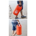 thumbnail image 3 of Unatoiry Sac Étanche d'Extérieur Double Sac à Main une Épaule Léger Grande Capacité Sacs en PVC Imperméables Natation Randonnée Canotage Noir 10 L Épaule Simple 1 Ensemble, 3 of 6