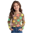 thumbnail image 4 of Posijego T-Shirts Graphiques à Manches Longues pour Tout-Petits Garçons Filles, Mignons, Col Ras du Cou, T-Shirts Basiques, Hauts, Chandail de Printemps pour Enfants, 4 of 6