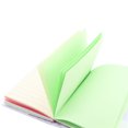 thumbnail image 3 of EeaseCA Cahier en Cuir PU avec Pages Colorées Bloc-Notes avec Papier Coloré Format Moyen (Vert), 3 of 6