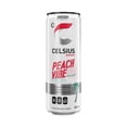 thumbnail image 2 of Celsius Peach Vibe Energy Drink 355mL, Can, 2 of 5