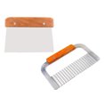 thumbnail image 2 of jifeng MagiDeal 2 Sets Stainless Steel Wavy & Straight Soap Mold Loaf Potato Cutter Tools, 2 of 9