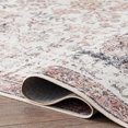 thumbnail image 3 of RUGKING Vintage Floral Area Rug 4x6 Red Multi Flodable Floral Print Distressed Non Slip Indoor Rug for Living Room Bathroom Kitchen Bedroom, 3 of 6