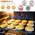 thumbnail image 3 of Kcavykas Kitchen, Kitchen Essential, Kitchen Gadgets Christmas 100 Oil Proof Paper Cups Muffin Cup Oil Baking Utensils Baking Paper Cake Paper, 3 of 7