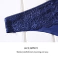thumbnail image 2 of stanreset String Taille Basse pour Femmes Culotte Sans Coutures Finition Soignée Élasticité Pyjama pour Dame Vêtements de Nuit Rouge TG, 2 of 6