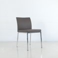 thumbnail image 1 of Kahlo Modern Leatherette & Stainless Steel Side Chair - Contract Grade, 1 of 5