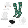 thumbnail image 3 of Wukai Bonhomme de Neige en Pain d'Épice pour Bas de Couleur Contrastée, Chaussettes Longues de Sport Entraînement Physique Adulte, Unisexe, 3 of 6