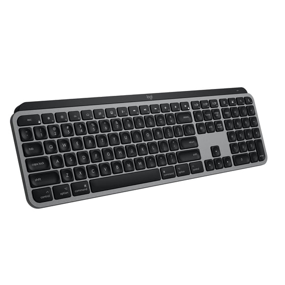 Logitech MX Keys S for Mac, Wireless Keyboard, Fluid, Precise Laptop-Like Typing, Programmable Keys, Backlit, Bluetooth USB C Rechargeable for MacBook Pro, MacBook Air, iMac, iPa