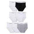 thumbnail image 1 of Fruit of the Loom Boys` 6-Pack Assorted Fashion Briefs, XL, Assorted, 1 of 10