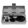 thumbnail image 1 of 11pcs Hole Saw Kit Cutting Drilling Tools Set Wood Metal Cutter 19-64mm, 1 of 8
