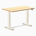 thumbnail image 1 of Desky Dual Mini Bamboo Sit Stand Desk - Bamboo / 40 x 24 inches / Wheat, 1 of 10