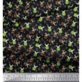 thumbnail image 3 of Soimoi Rayon Fabric Leaves,Watermelon & Rabbit Kids Print Fabric by Yard 42 Inch Wide, 3 of 3