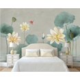 thumbnail image 4 of 3D Wallpaper Chinese Lotus Leaf SKU# WAL0023, 4 of 7