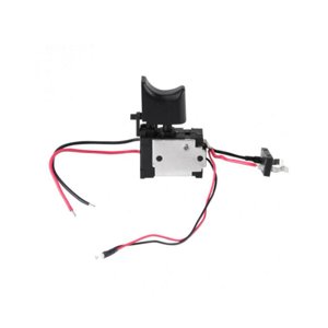 DC7.2-24V Interrupteur électrique de forage sans fil de commande de vitesse de forage bouton de déclenchement de pièces d'outil de puissance de lumière pour Bosch Makita