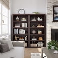 thumbnail image 4 of EDTara Tall Rustic Farmhouse Bookshelf, 3/5-Tier Wide Book Shelf, Modern Floor Standing Display and Storage for Home Office, 4 of 7
