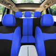 thumbnail image 3 of FH Group Light & Breezy Flat Cloth Car Seat Cover Set For Car Truck SUV Van Blue - Rear, 3 of 5