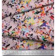 thumbnail image 3 of Soimoi Tissu Popeline de Coton Tissu à Texture Multicolore Imprimé au Mètre 56 Pouces de Large, 3 of 3
