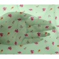 thumbnail image 4 of oneOone Viscose Chiffon Fabric Leaves & Flower Floral Print Fabric BTY 42 Inch Wide, 4 of 4