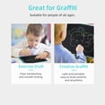 thumbnail image 4 of 12 Inch LCD Writing Tablet Electronic Digital Drawing Board Erasable Writing Pad Color Screen One-Click Erase with Lock Button Gift for Children Adults Home Office School, 4 of 7