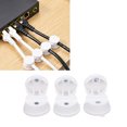 thumbnail image 4 of Magnetic Cable Clips, Universal 3PCS High Toughness Adhesive Wire Keeper  for Home Office Car White,Black, 4 of 7