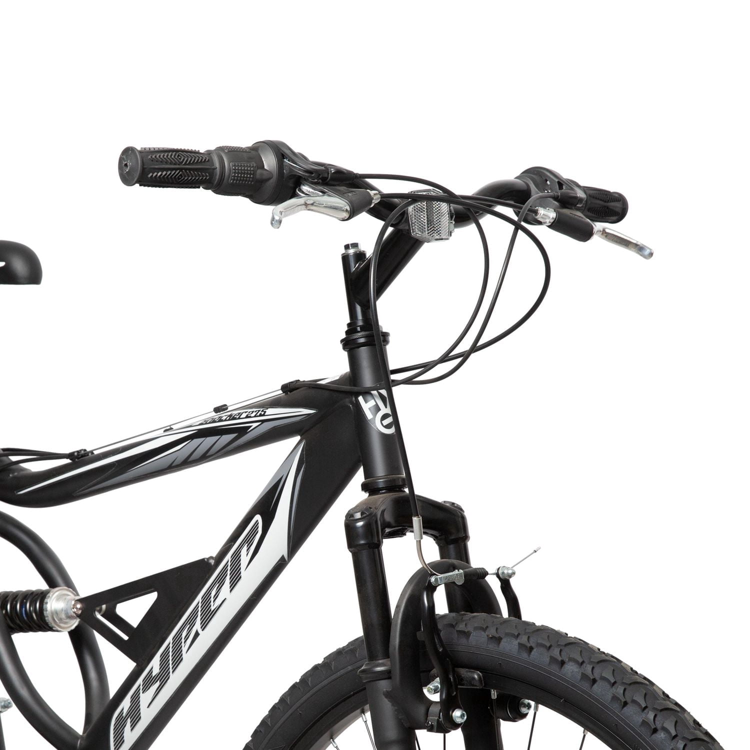 Hyper Bicycles Men's 27.5" Shocker Mountain Bike, Black