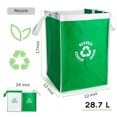thumbnail image 4 of Xingzhi 2 Pcs Sac à Déchets Recyclés en PP avec un Savoir-Faire Exquis, Grande Ouverture et Résistant à l'Usure, Imperméable, 4 of 6