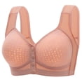 thumbnail image 1 of Yuyuzo Womens Front Closure Bras Seniors Wireless Beauty Back Full Coverage Comfor Easy Close Bras, 1 of 6