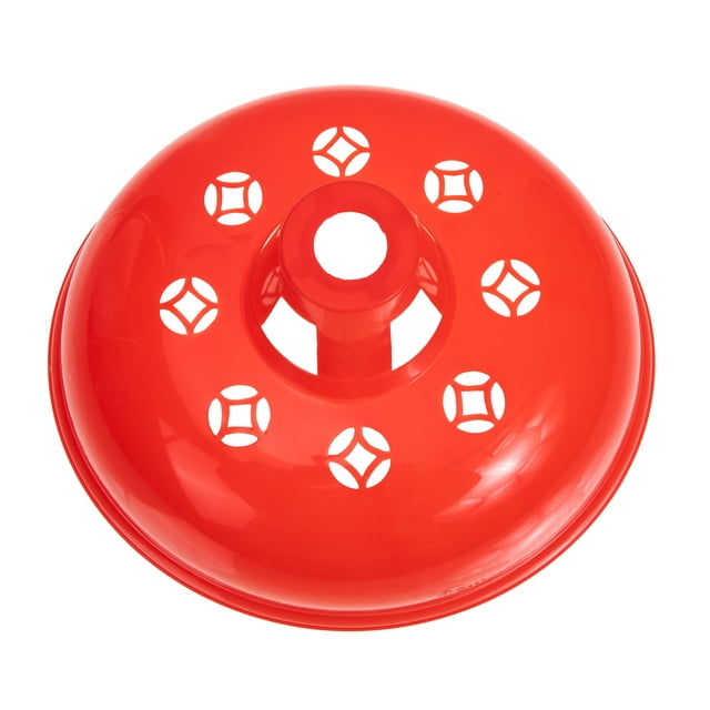 BRIGHTFUFU Lamp Shade Replacement Red Plastic Heat Dissipation Home Decoration 1Pack