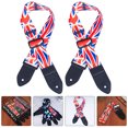 thumbnail image 4 of 2 Pcs Sangle de Guitare Élargie Drapeau Union Classique Sangle d'Épaule Réglable pour Guitare, 4 of 9