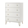 thumbnail image 4 of Novogratz Finley 4 Drawer Dresser, White, 4 of 9