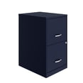 thumbnail image 1 of Space Solutions 18 inch 2 Drawer Metal File Cabinet, Navy, 1 of 4