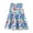 Blue, variant on Girls Dress Toddler Baby Girls Summer Colorful Candy Print Sleeveless Casual Dress Soft Breathable Flowy Dresses Kids Dress Blue 9 Years-10 Years