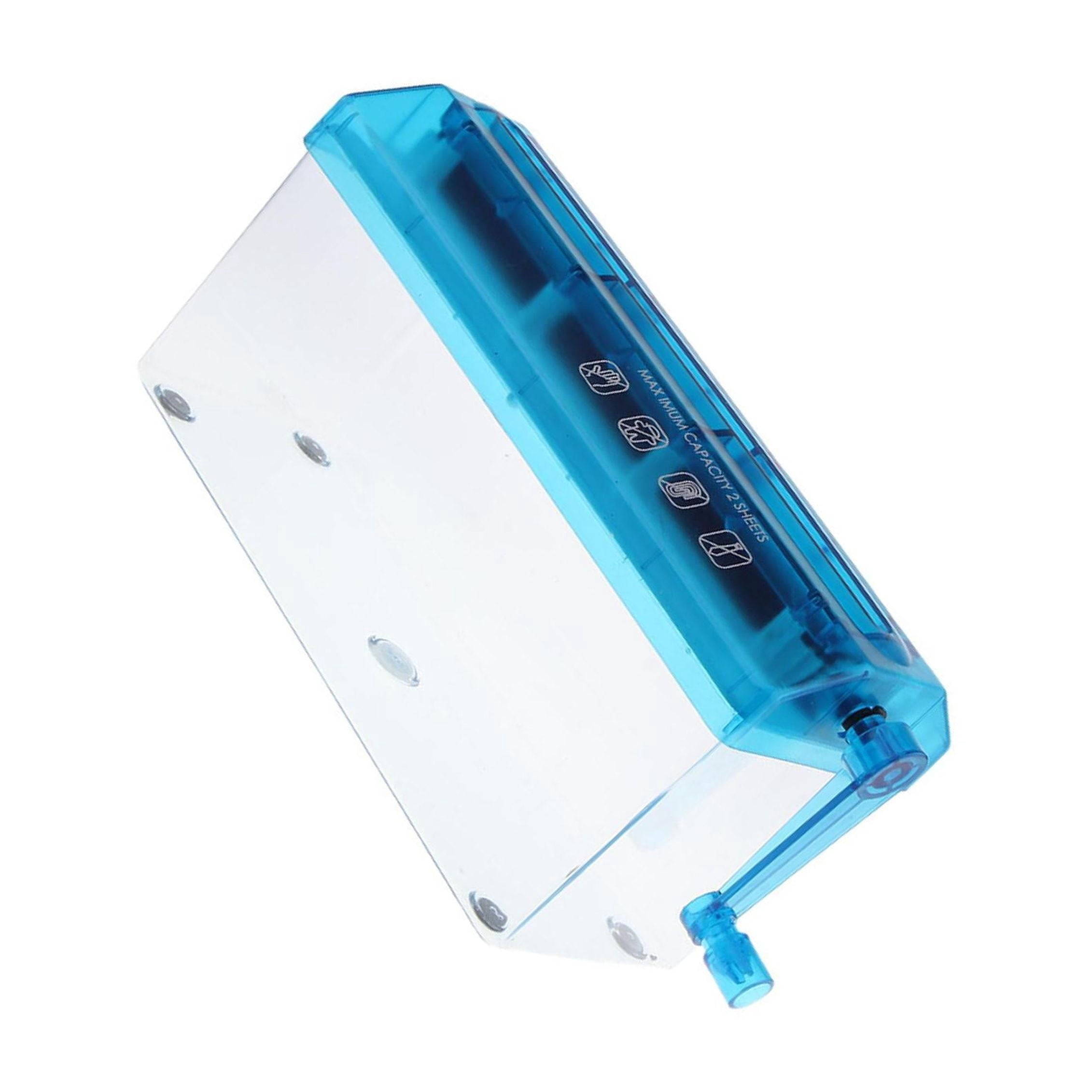 Wweixi Manual Paper Shredder Small Straight Hand Shredder is made Cut Shredder Hand Stationery Crank Mini