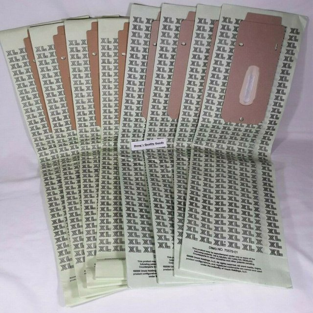 10 Pcs Sacs pour Aspirateur Oreck TG Type CC CCPK8DW 10 Pcs