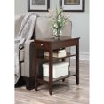 thumbnail image 3 of Convenience Concepts American Heritage Table d'Appoint en Bois à 1 Tiroir, Espresso, 3 of 3