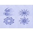 thumbnail image 1 of Ahgly Company Tapis de Zone Rectangulaire Transitionnel Lavande Bleu pour Intérieur, Lavable à la Machine, 6 Pieds x 9 Pieds, 1 of 7
