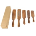 thumbnail image 2 of Hearth & Gear 4 Piece Set Of Natural Wooden Kitchen Utensils 5 Piece Set Used For Cooking Stirring Mixing Serving Kitchen Tools Such As The Cookware Bakeware Organizer Adjustable Baking Sheet with, 2 of 7