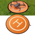 thumbnail image 4 of Drone Parking Apron Pad, Nylon Drone Slogan Landing Pad Double Sided Foldable 75cm Diameter  For Lawn, 4 of 8