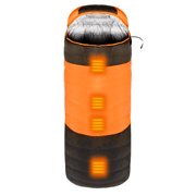 Heated Sleeping Bag with Storage Sack Outdoor Winter Warm Sleeping Bag for Camping Hiking Traveling