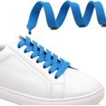 thumbnail image 3 of Solid Flat Shoelaces Hollow Thick Athletic Shoe Laces Strings 2 Pair, 3 of 7