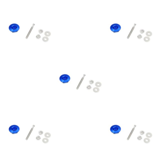 Transemion Modification de Voiture Serrure Capot Léger et Élégant Plusieurs Options Disponibles Bleu DP16-32 5Set