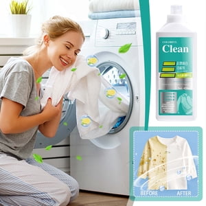 LSLJS Color Whitening Dissolving Agent Laundry Detergent Activated Oxygen Yellowing Removal Stain Removal Brightening and Concentrated Laundry Detergent 425ml Solubilizer Solubilizer