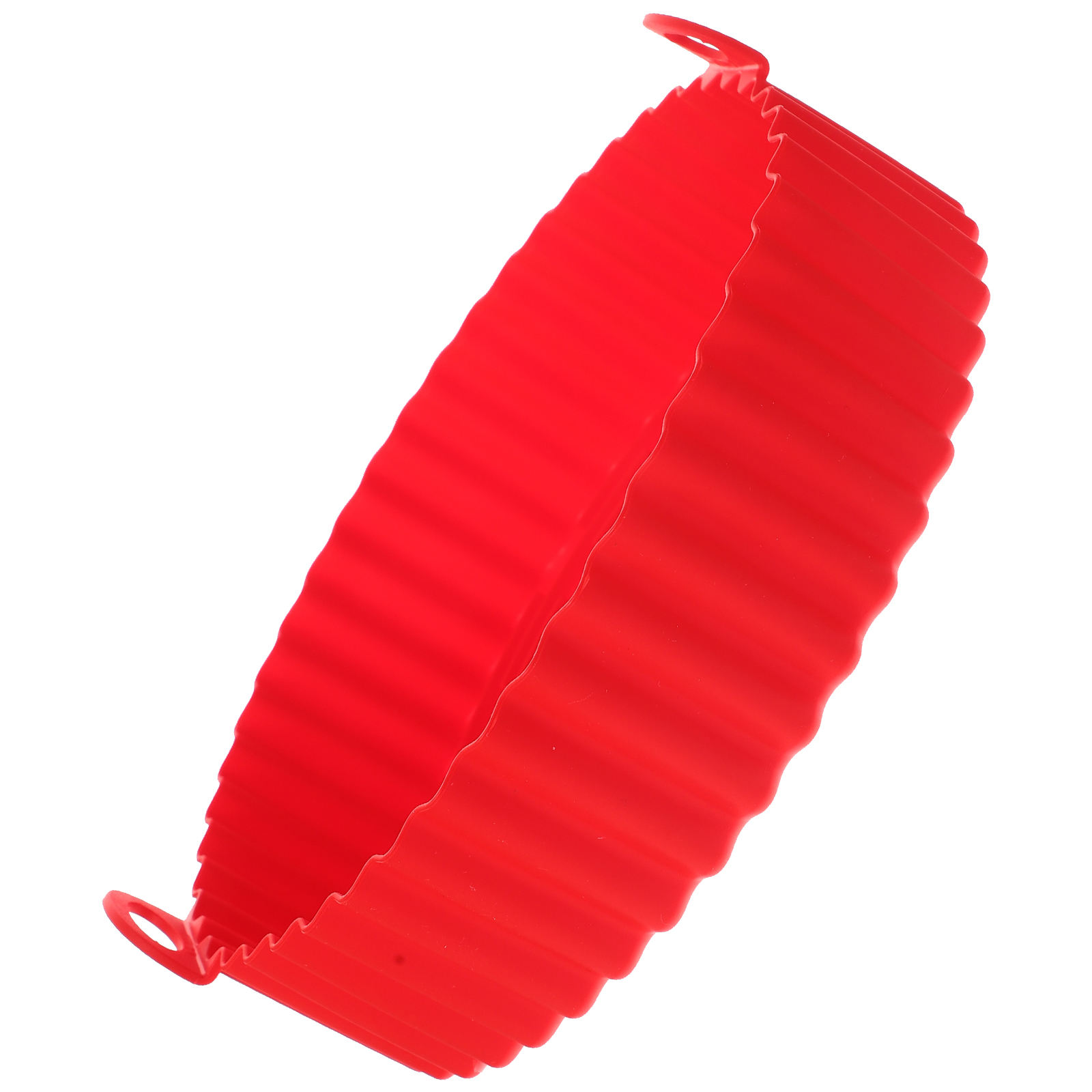 Mobutofu Airfryer Baking Accessories Round Air Fryer Pot Red 1Set Food Integrity Preservation