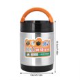 thumbnail image 2 of Heaveant Thermal Lunch Box, Stainless Steel Three-layer Thermos Food Container Heat Preservation Lunch Box 1800ML, 2 of 8