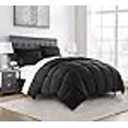 thumbnail image 3 of chezmoi collection 2-Piece Down Alternative comforter Set (Twin, Black), 3 of 4