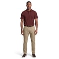 thumbnail image 4 of Ben Hogan Performance Men's Two Color Jacquard Golf Short Sleeve Polo Shirt, 4 of 6