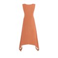 thumbnail image 4 of Ovzne Robes pour Femmes Robe d'Été Robes pour Femmes Sans Manches Col Rond à Cordon Décontractée à Volants Robe Trapèze Courte Robe de Printemps Liquidation, 4 of 7