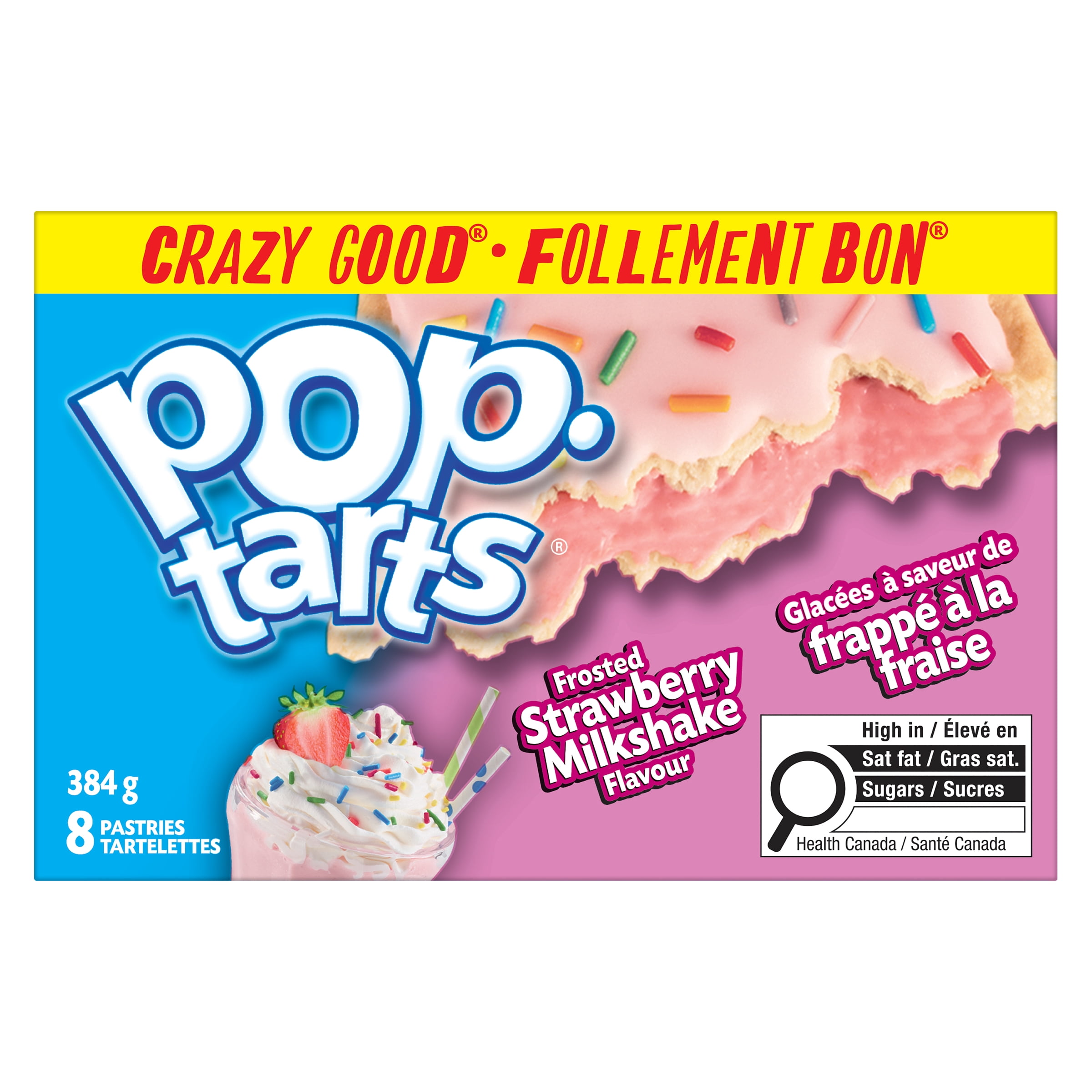 Tartelettes Pop-Tarts® Glacées à saveur de cerises, 384 g, 8 Tartelettes